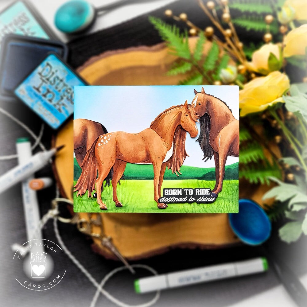 Lovely Layers: Horse - Honey Cuts - Stand-Alone Dies