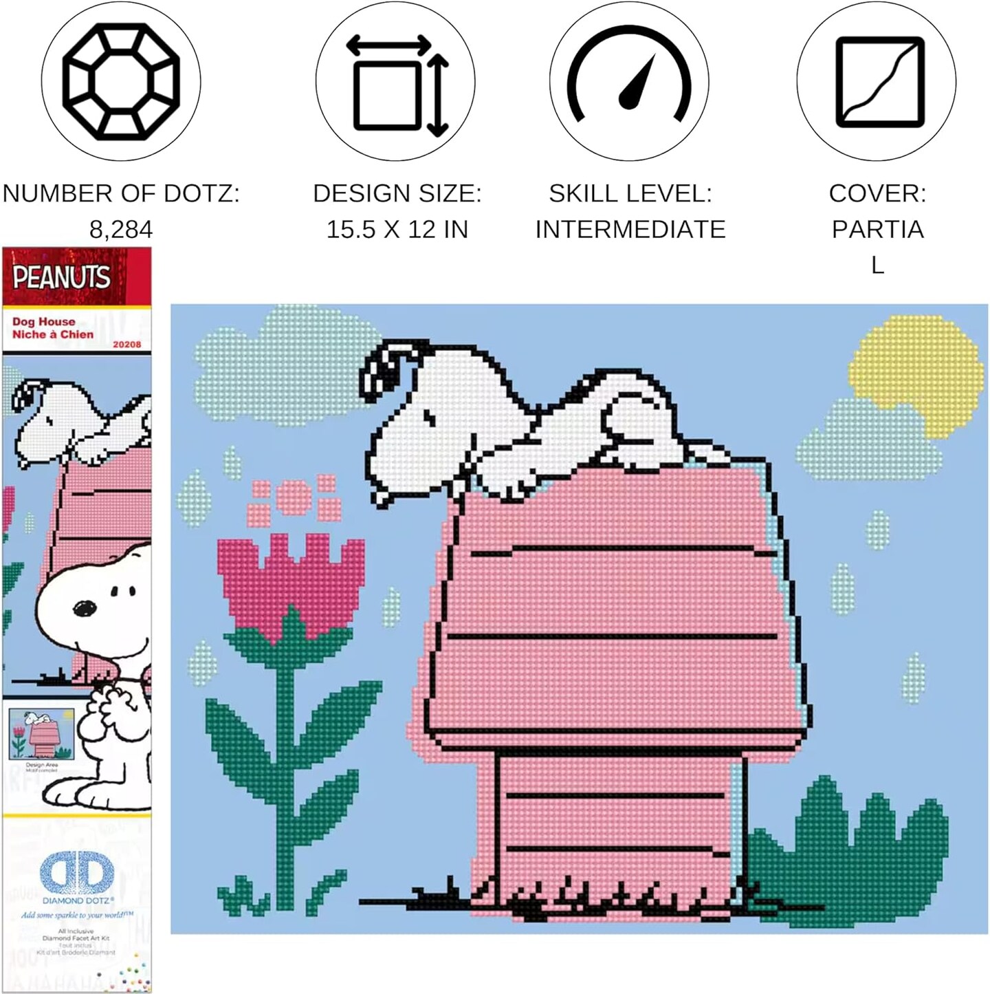 Dog House (Peanuts) Snoopy Diamond Painting Kits