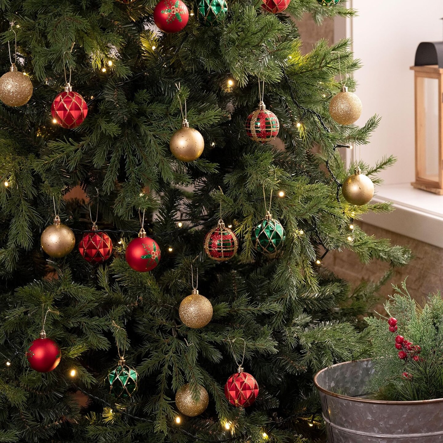 Christmas Ornaments Set 30ct 2.36 Inches