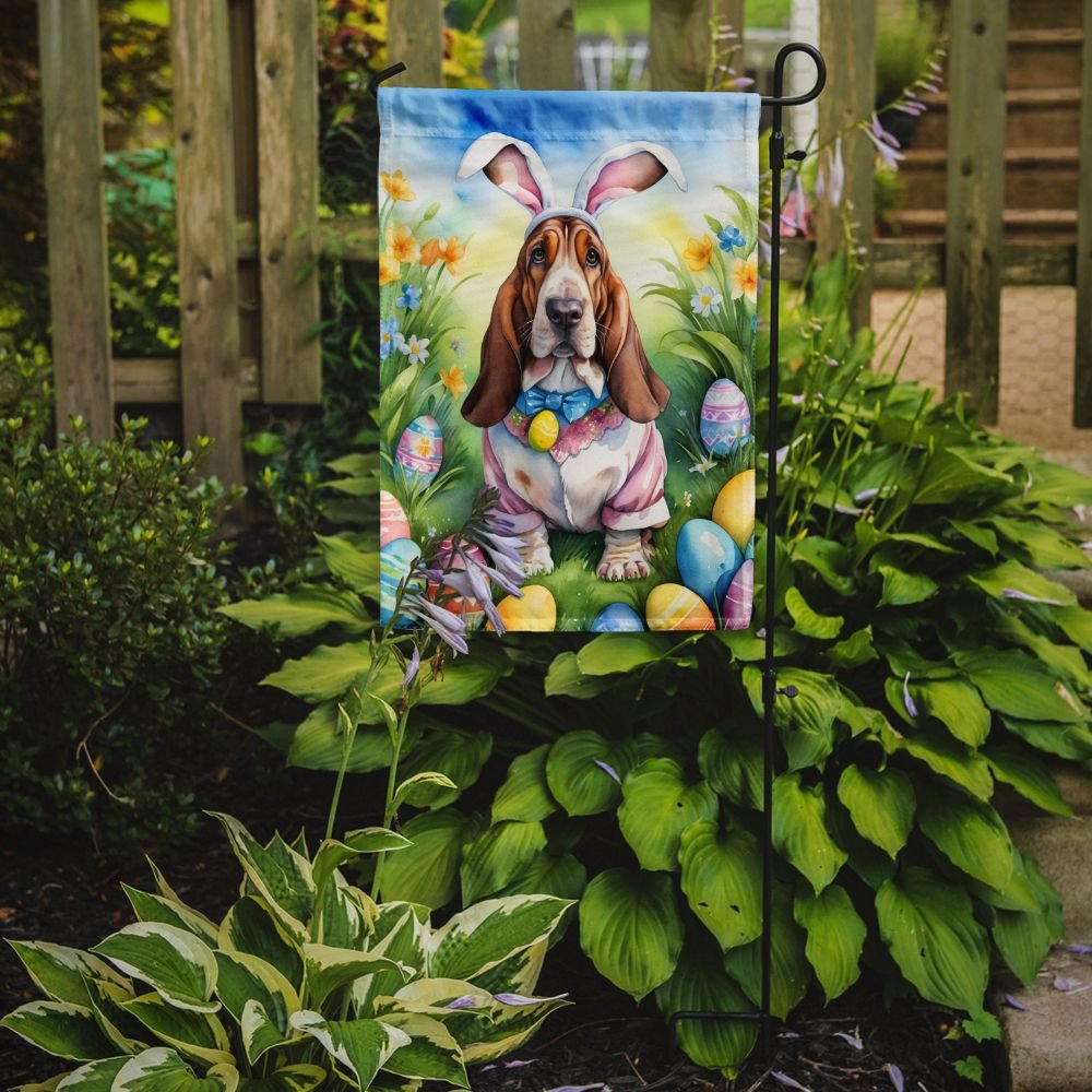 Edge Collections - 11.25" X 15.50" - Multicolor - Basset Hound Easter Egg Hunt - 1 Piece