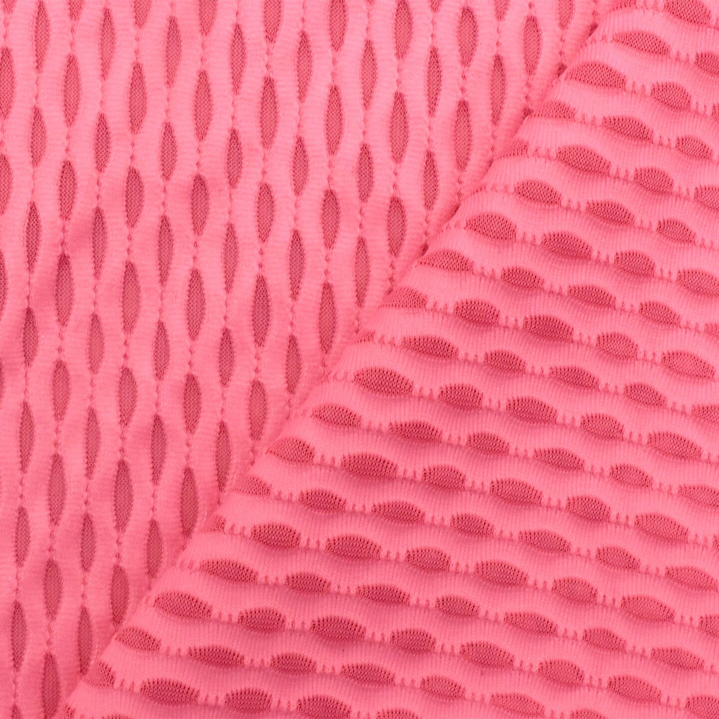 Pill Pink Famous Maker Stretch Mesh Yoga Activewear Fabric By the Yard