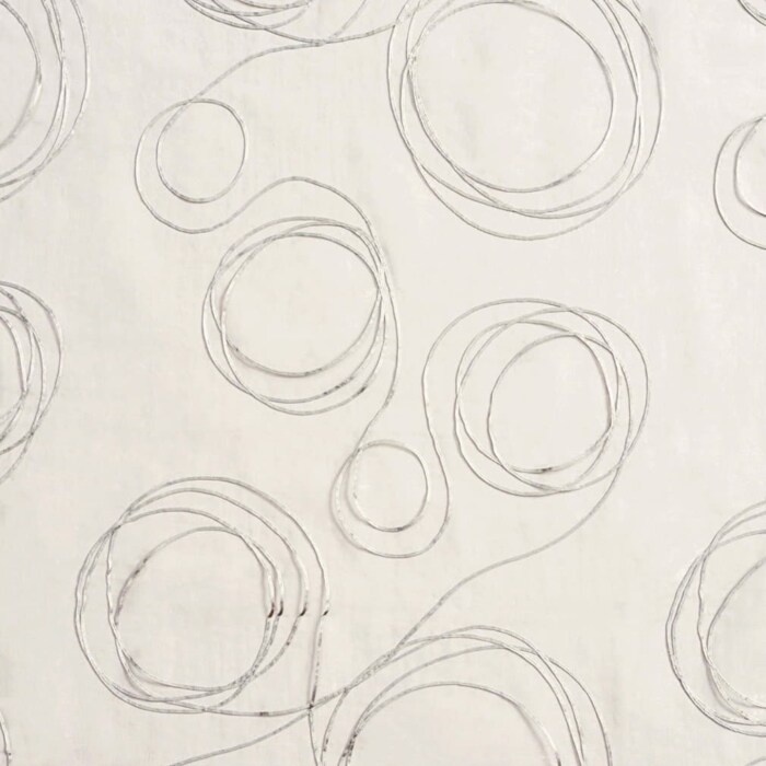 1 yard Platinum 100 Percent Polyester Performance Grade Sheer Fabric for Drapery and Upholstery