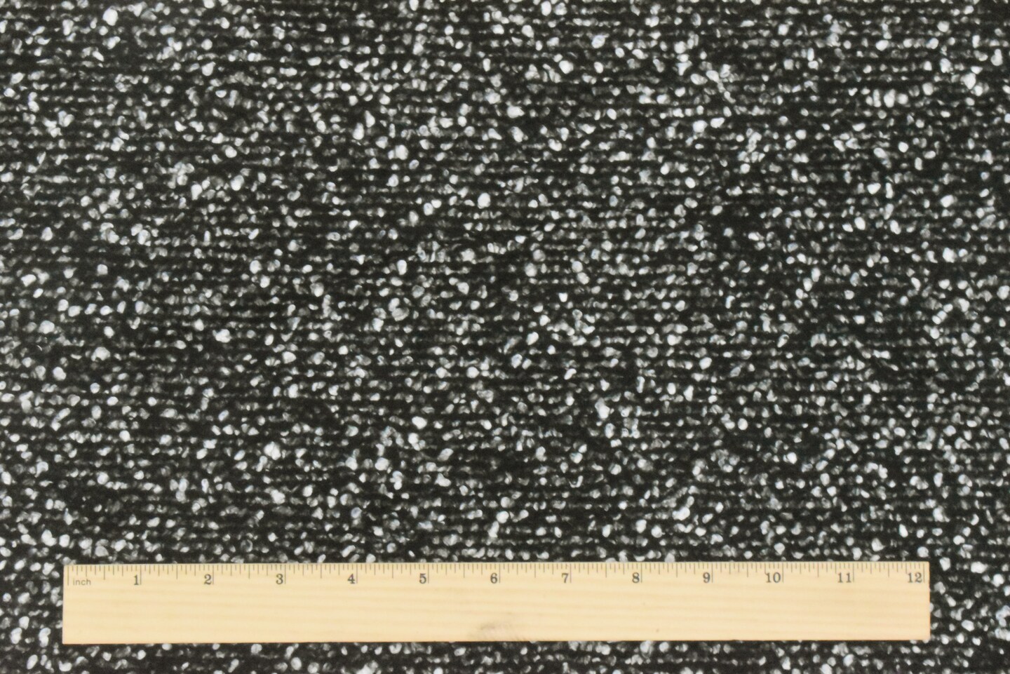 Black-White-Gray Famous Designer Wool Tweed Sweater Knit Fabric By the Yard