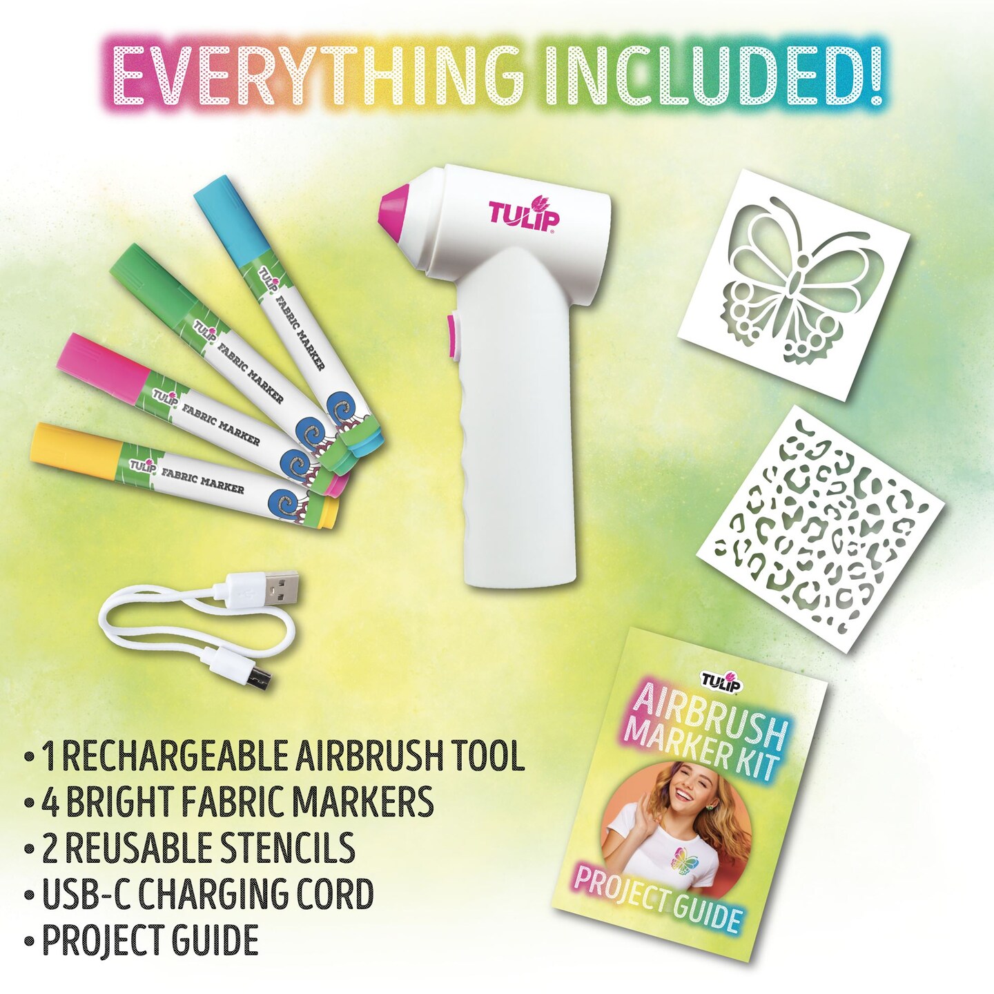 Tulip Airbrush Fabric Marker Kit