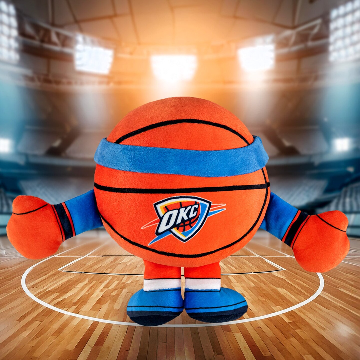 Bleacher Creatures Oklahoma City Thunder 8" Kuricha Basketball Plush