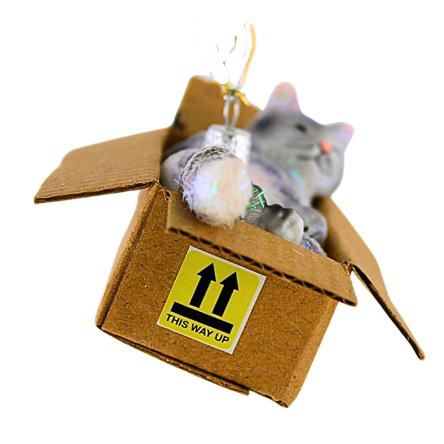 Cody Foster 2.0 Inch Best Cat Toy Christmas Tree Ornament , Christmas Decor Kitten Playful Feline