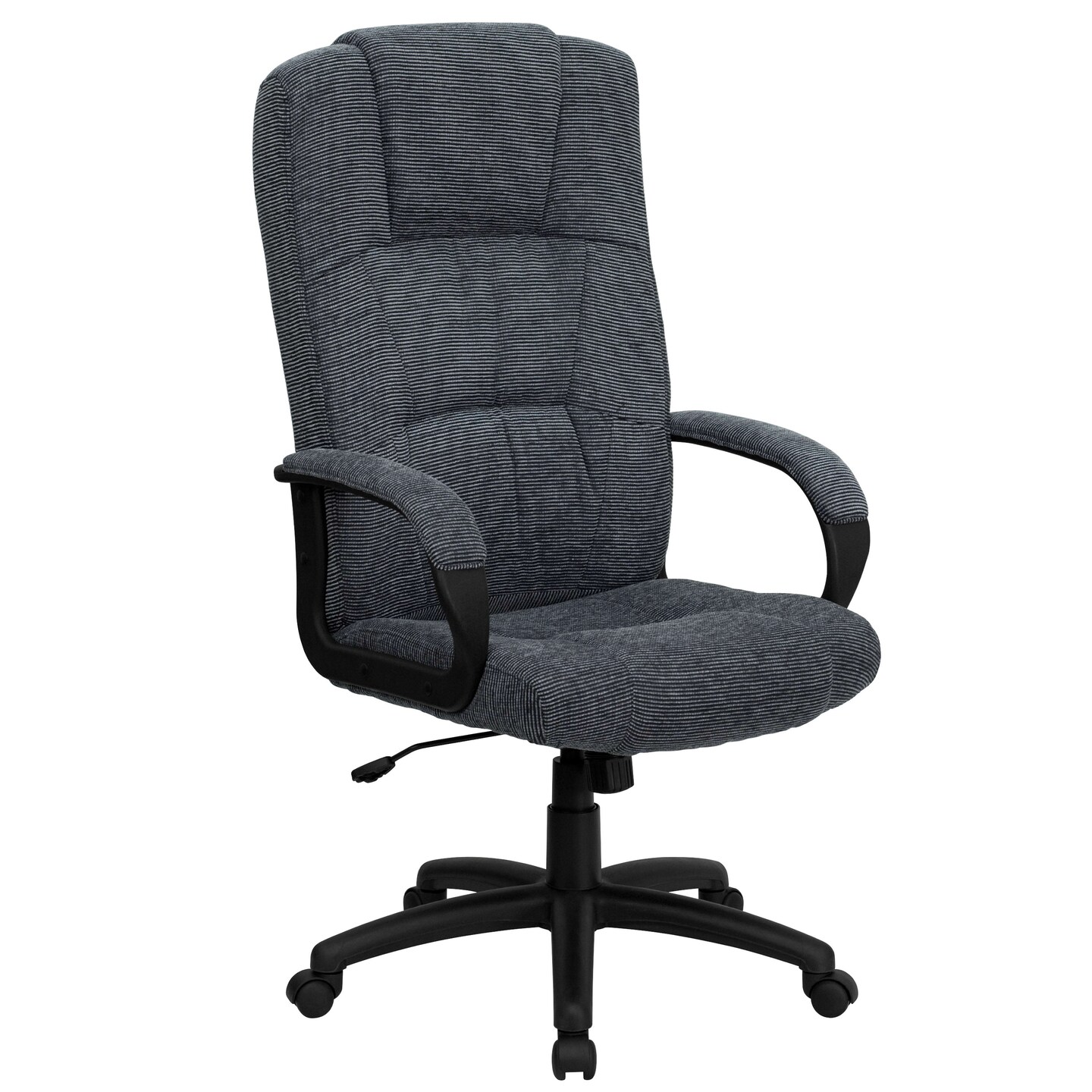 Emma and Oliver High Back Fabric Executive Swivel Office Chair with Arms