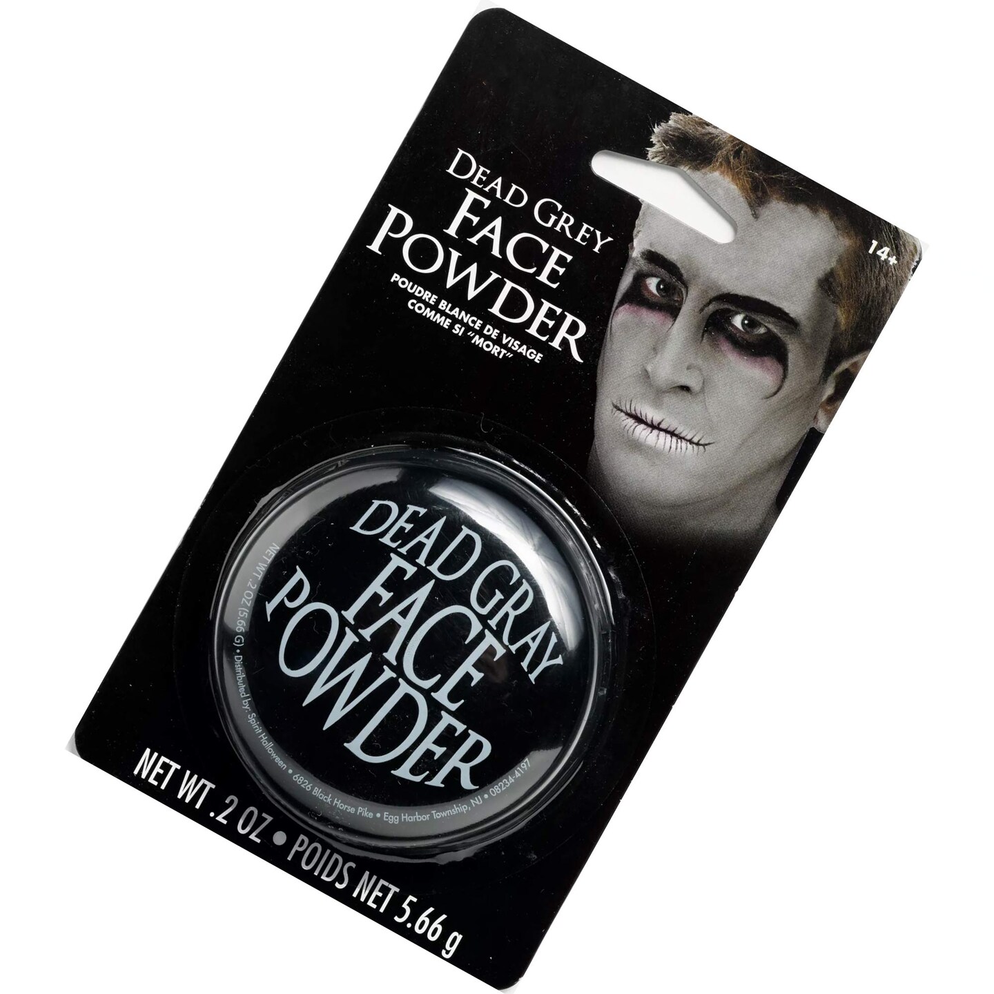 Gray Face Powder Matte Finish Setting Powder for SFX, Cosplay & Theatrical Makeup