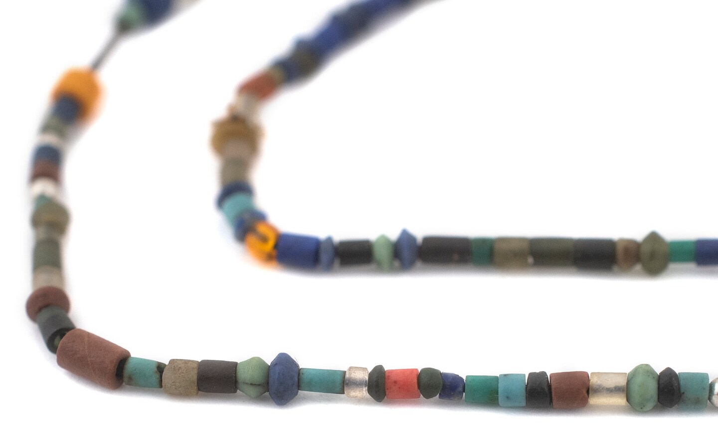 The Bead Chest Medley of Afghan Gemstone Beads 3mm Afghanistan Multicolor Mixed 16 Inch Strand