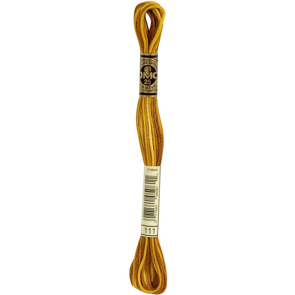 DMC Embroidery Floss, 6-Strand - Variegated Mustard #111