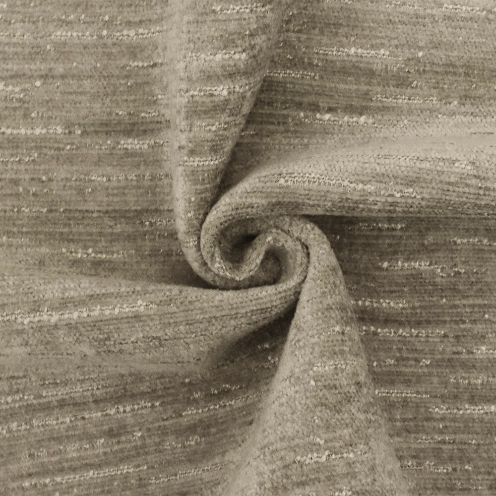 Gray-Beige Slub Poly Chenille Woven Home Decorating Fabric By the Yard