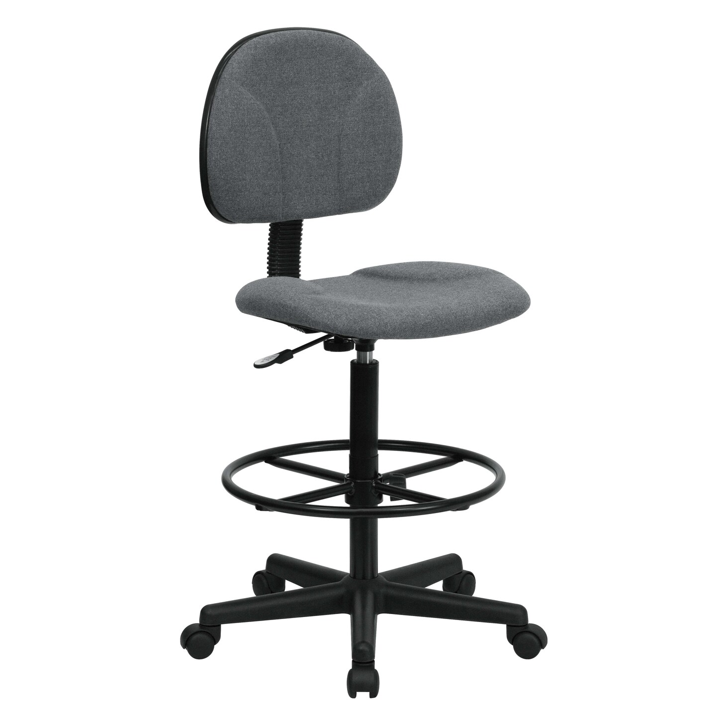 Emma and Oliver Adjustable Height Drafting Chair with Adjustable Foot Ring