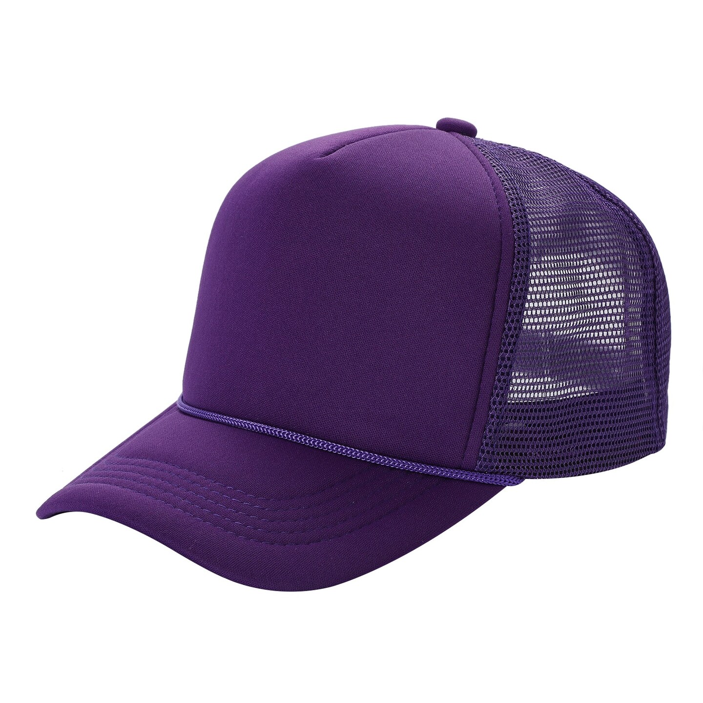 12 Pack: STM Sponge Foam Trucker Mesh Cap 100% Polyester Adjustable Snapback Hat