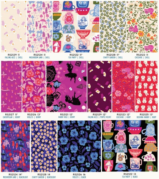 Hello Alice 5" Square Pack (Charm Pack) by for Ruby Star Society (RS2120PP)