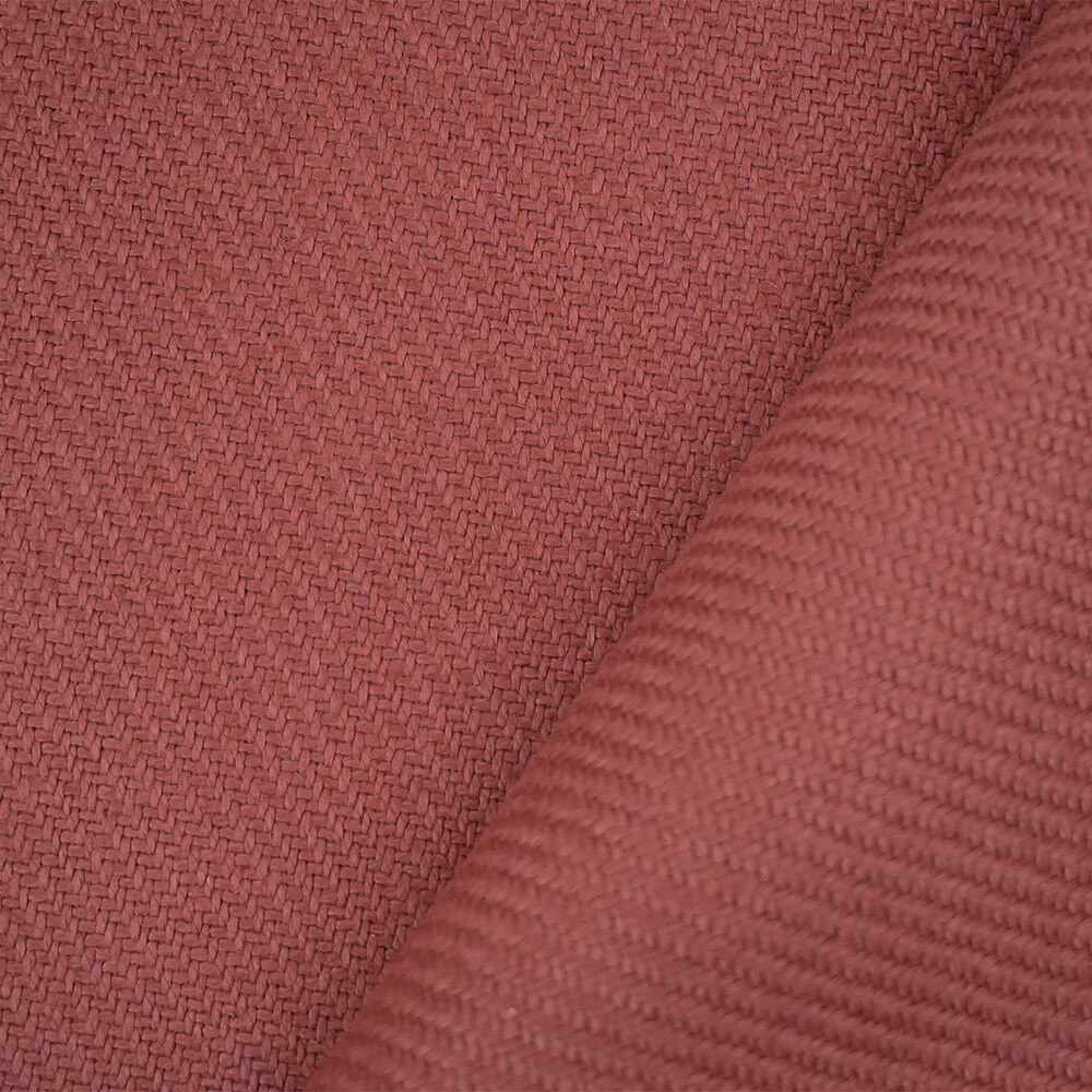 Red Moygashel Twill Irish Linen Solid Woven Home Decorating Fabric By the Yard
