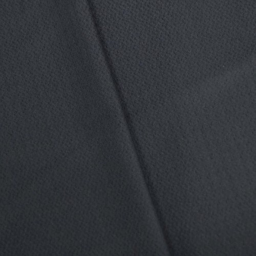 Charcoal Gray/Black Wool Blend Dobby Shirting Fabric By the Yard