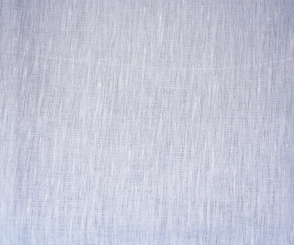 Light Purple-White Spence Bryson Texture Slub Irish Linen Chambray Fabric By the Yard