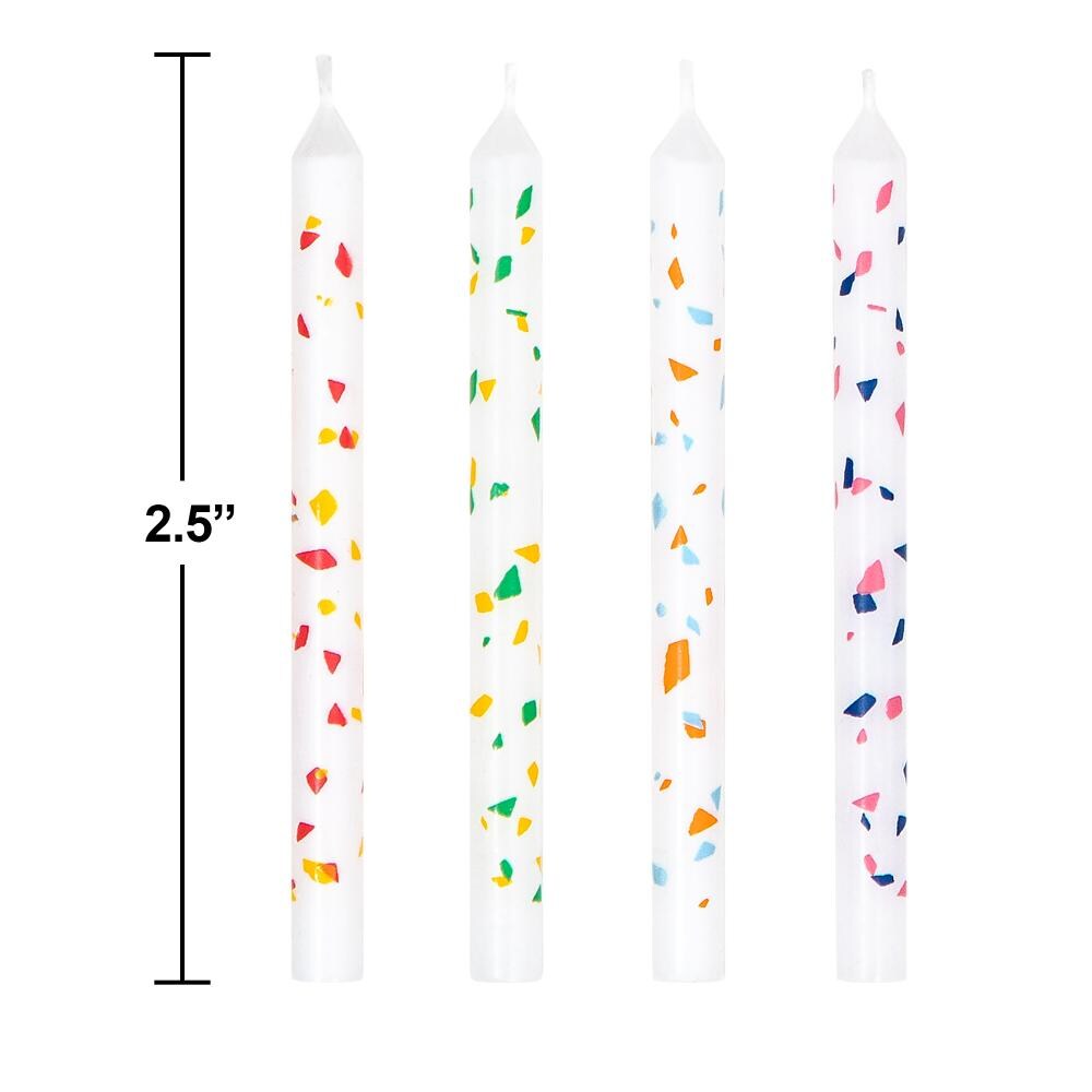2.5&#x22; Birthday Candles Printed Confetti (20/Pkg)