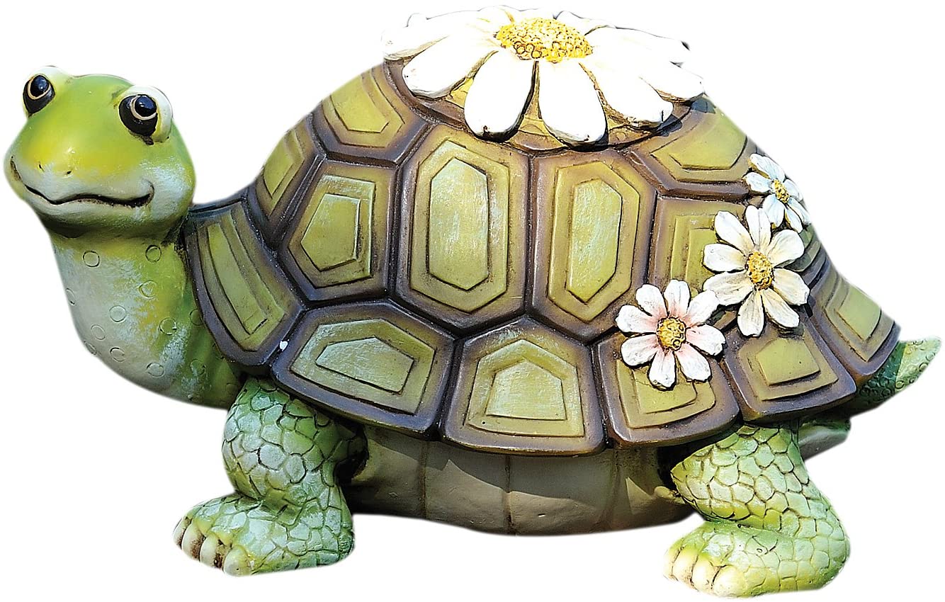 Roman Joseph Studios Turtle w/ Daisies Statue #65901 Free Shipping