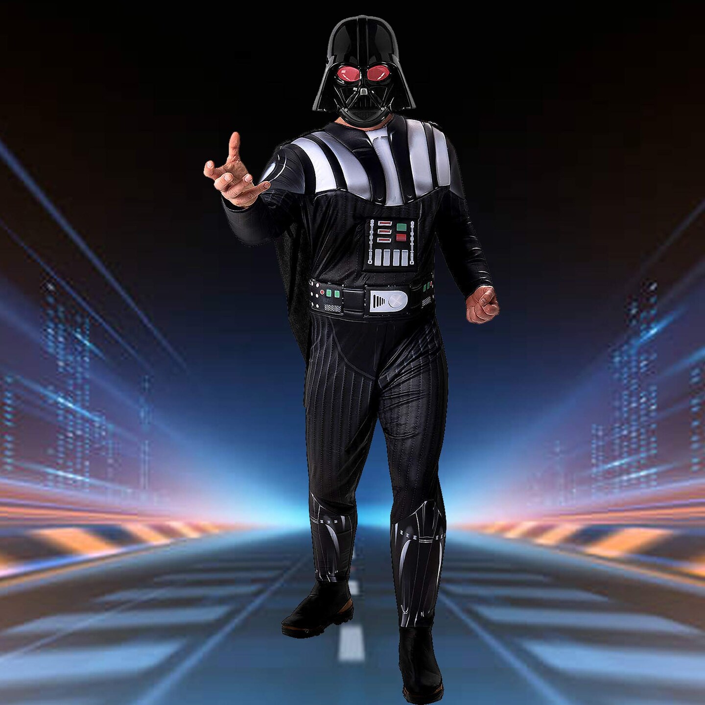 Darth Vader Adults Qualux Costume Star Wars One Size Villain Outfit