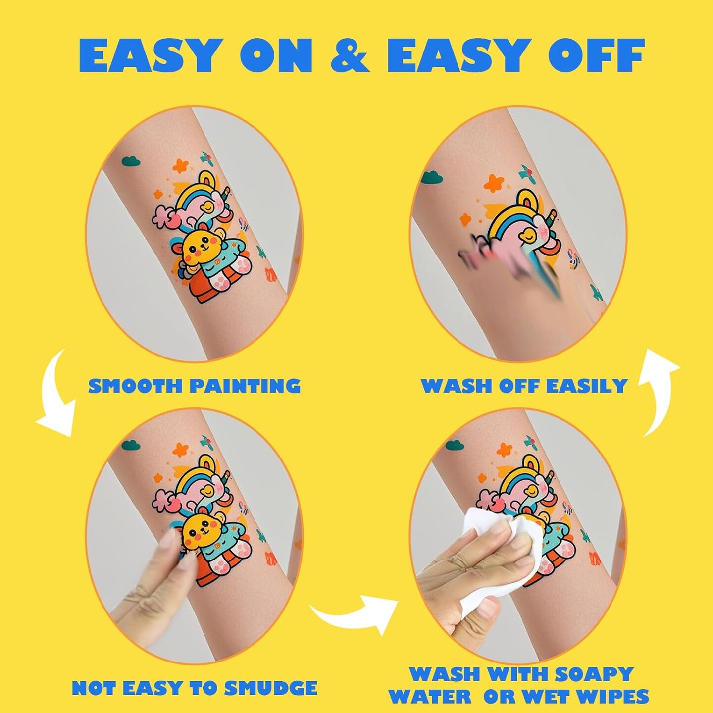 12 Colors Face Paint Markers(12 Colors Face Paint Markers + 40 Stencils + 200 Gems)