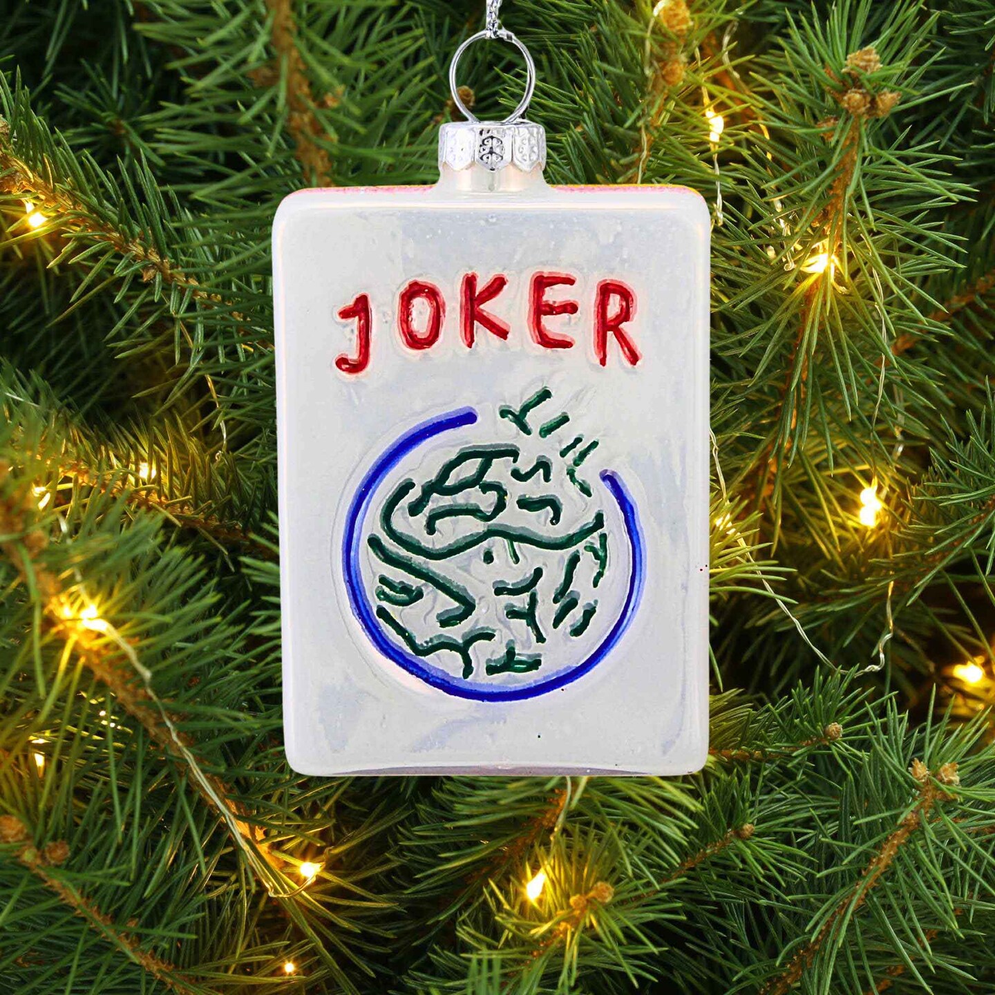 Cody Foster Joker Mahjong Tile Ornament