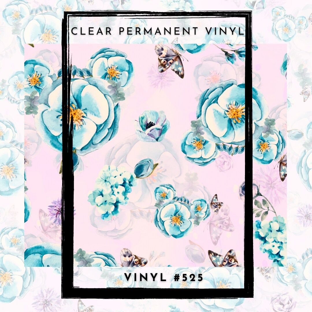 #525 CLEAR Hidden Magic 12x12 Pattern Vinyl