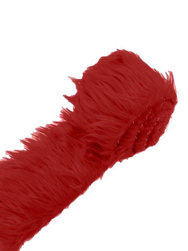 18" x 60" Size Long Pile Shaggy Faux Fur Strip Fabric for Crafts Costumes Home Decor Trim
