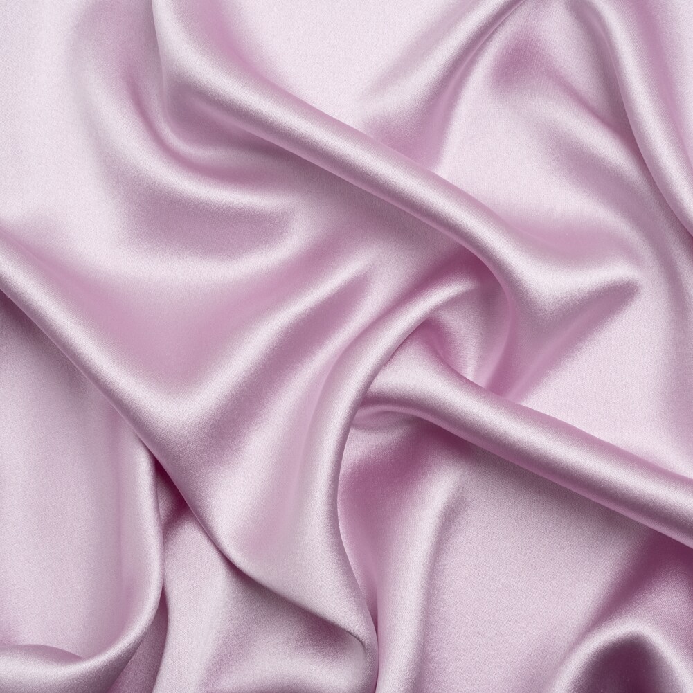1 Yard Lavender Fog Silk Crepe Back Satin Soft Smooth Elegant Designer Fabric 44 inch Width