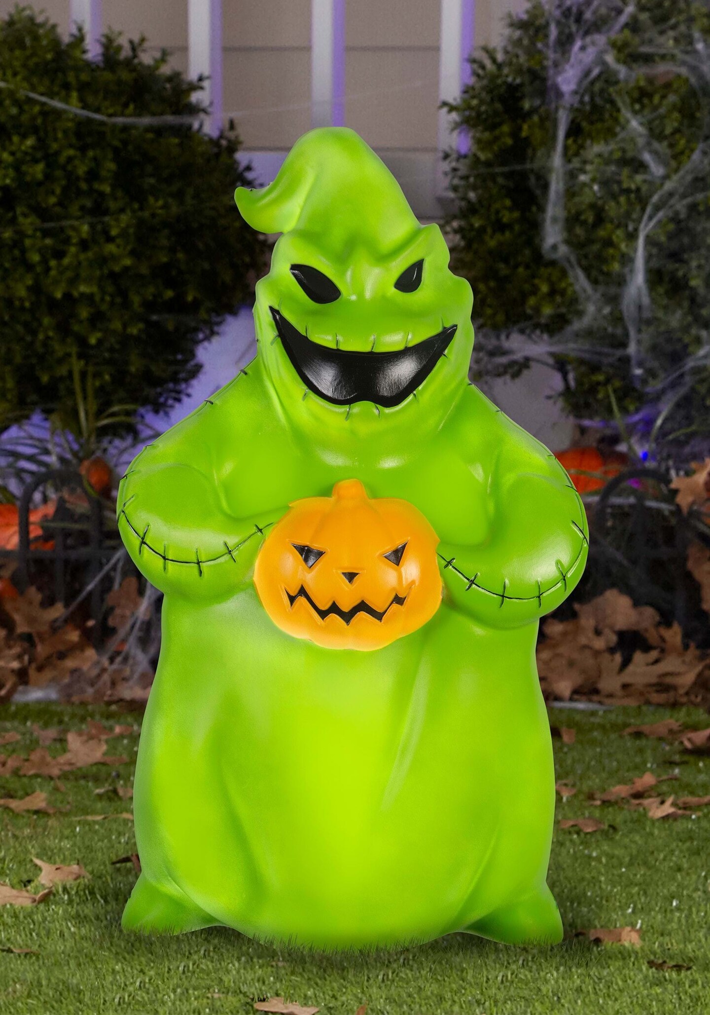 24-Inch Nightmare Before Christmas Light Up Blow Mold Oogie Boogie Decoration
