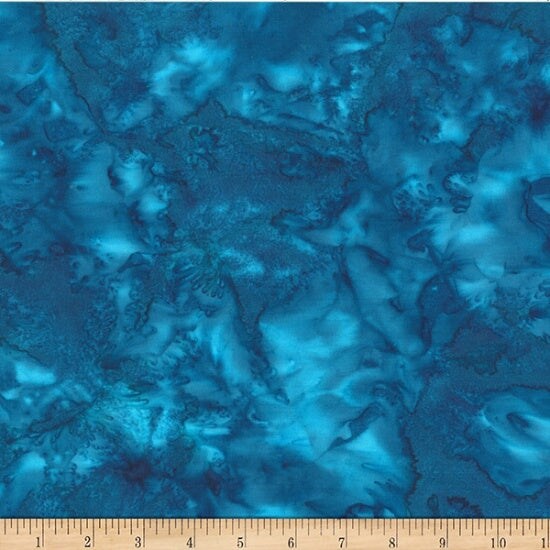 Fabric Hoffman Wade Bali Watercolor Batiks 108" Wide Back by the Quarter Yard W1895-341