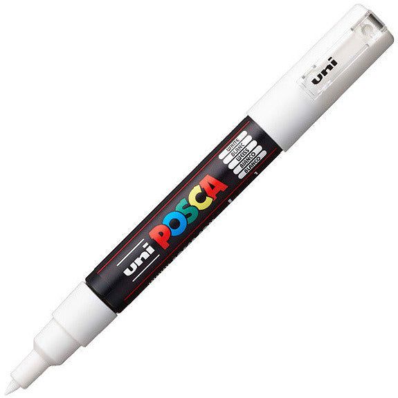 Uni Posca - PC-1M - White Extra-Fine Bullet Tip Acrylic Paint Pen