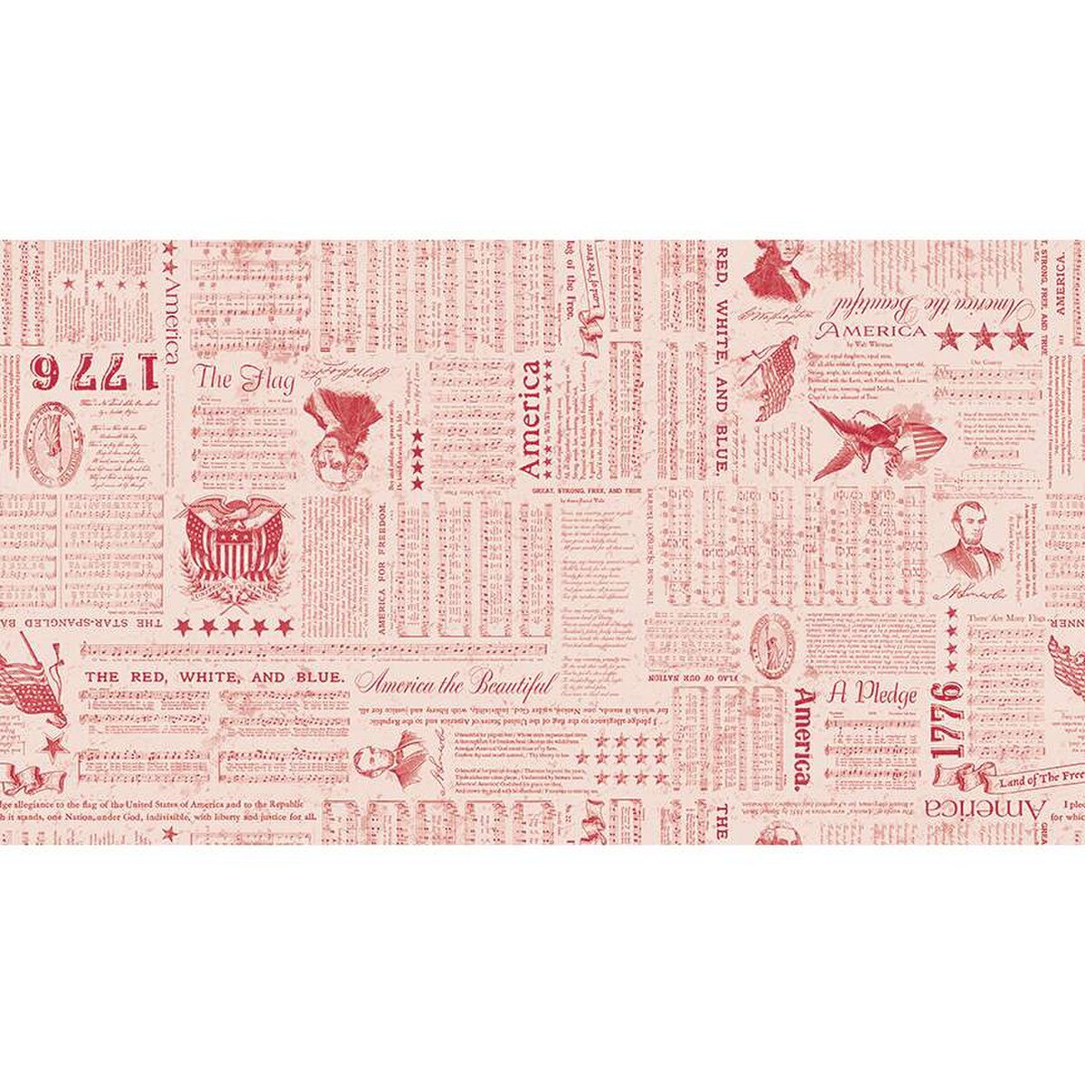 Fabric Riley Blake Americana Liberty Red 108" Wide Back by the Quarter Yard WB16102-RED