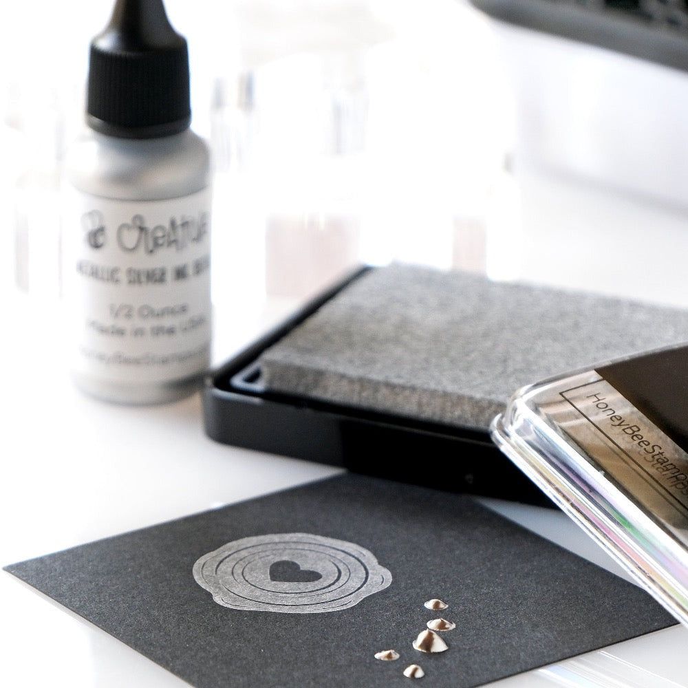 Metallic Ink Refills Bee Creative Ink Refill - Metallic Silver | Michaels