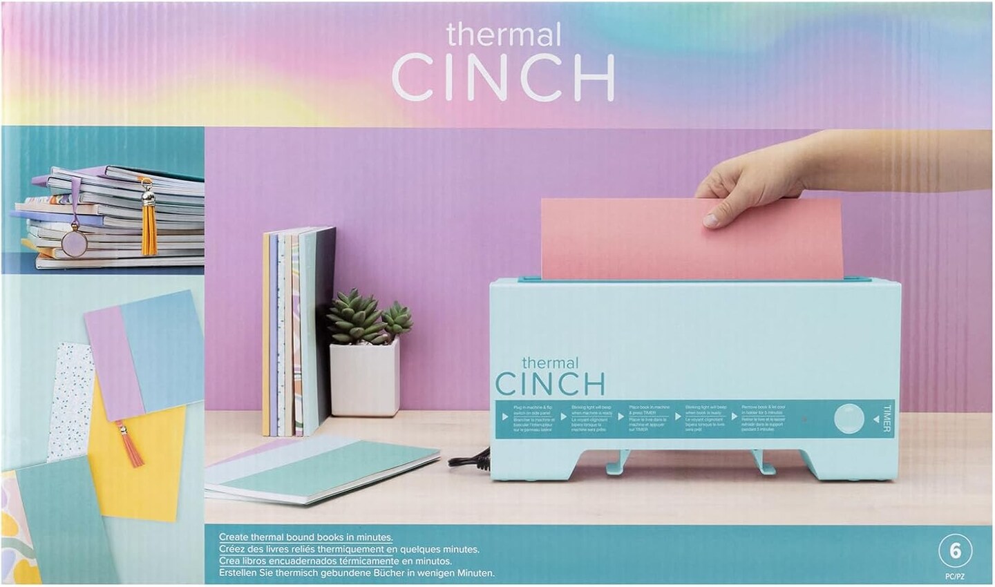 We R Memory Keepers Thermal Cinch Binding Machine Mint 12 Inch 60000801 by American Crafts