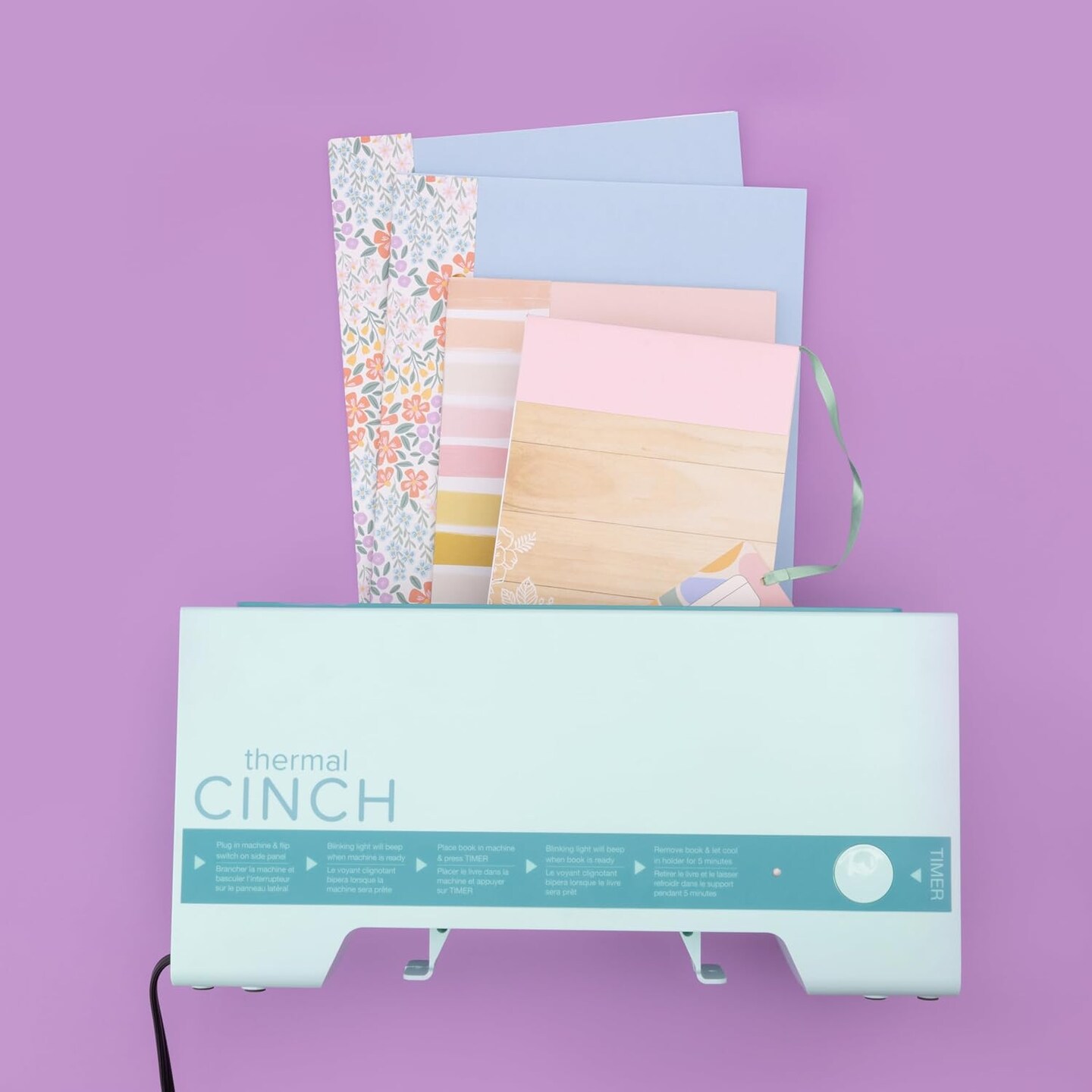 We R Memory Keepers Thermal Cinch Binding Machine Mint 12 Inch 60000801 by American Crafts