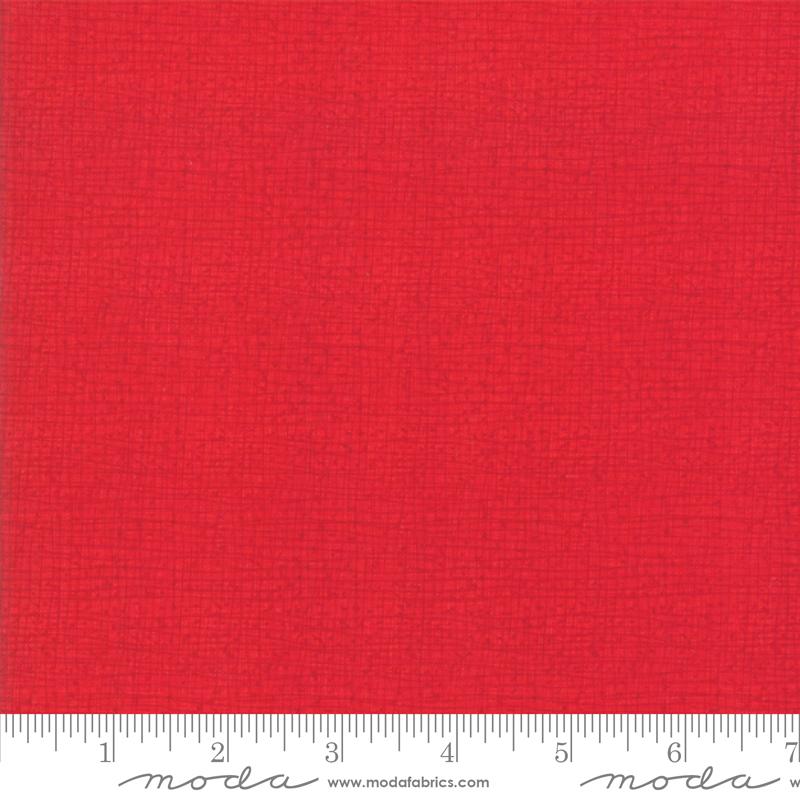 Fabric Moda Thatched Crimson 108" Wide Back by the Quarter Yard 11174-43
