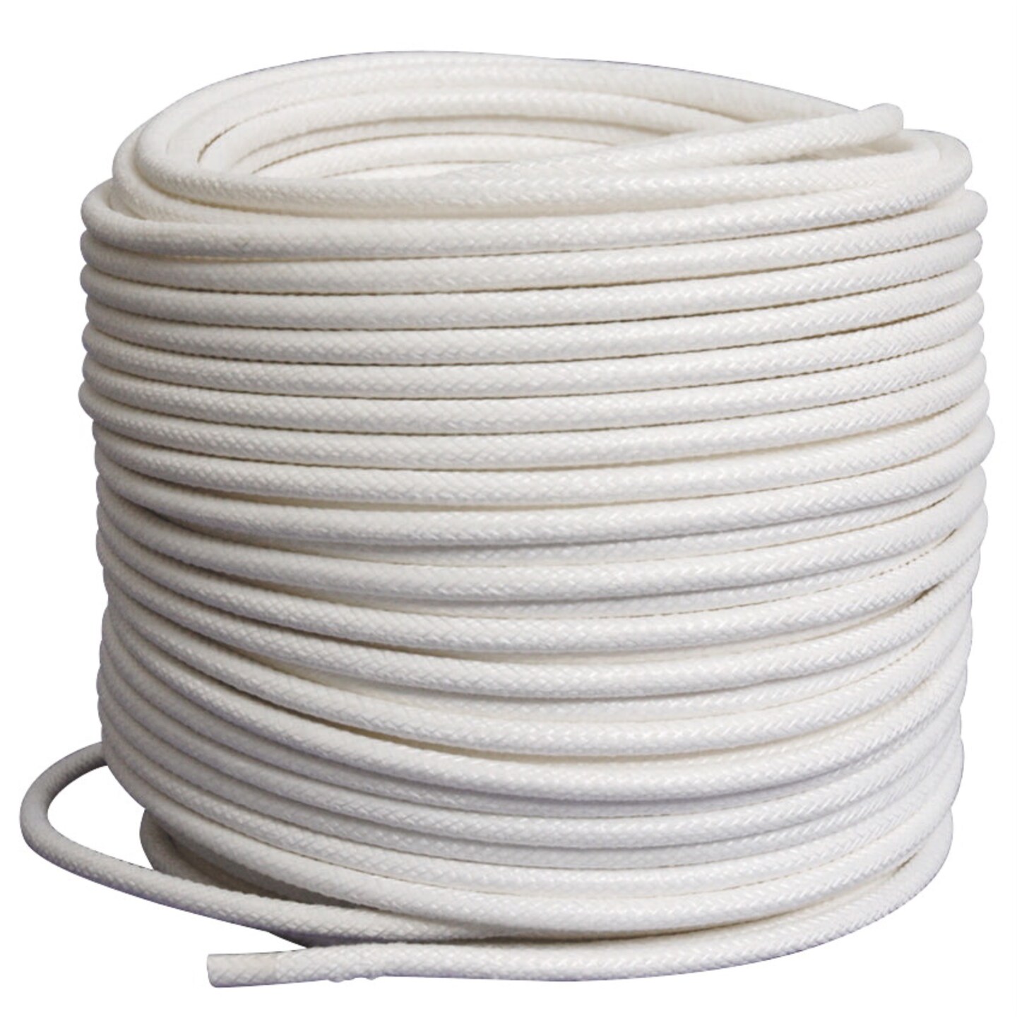 Pepperell Braiding Coiling Cord, 1/2 Inch x 100 feet, White