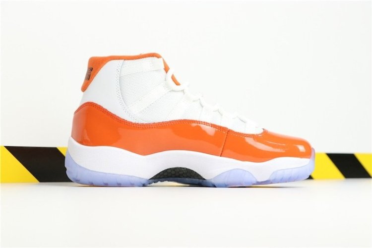 Air Jordan 11 'florida Gators' White Orange Sneakers | MakerPlace