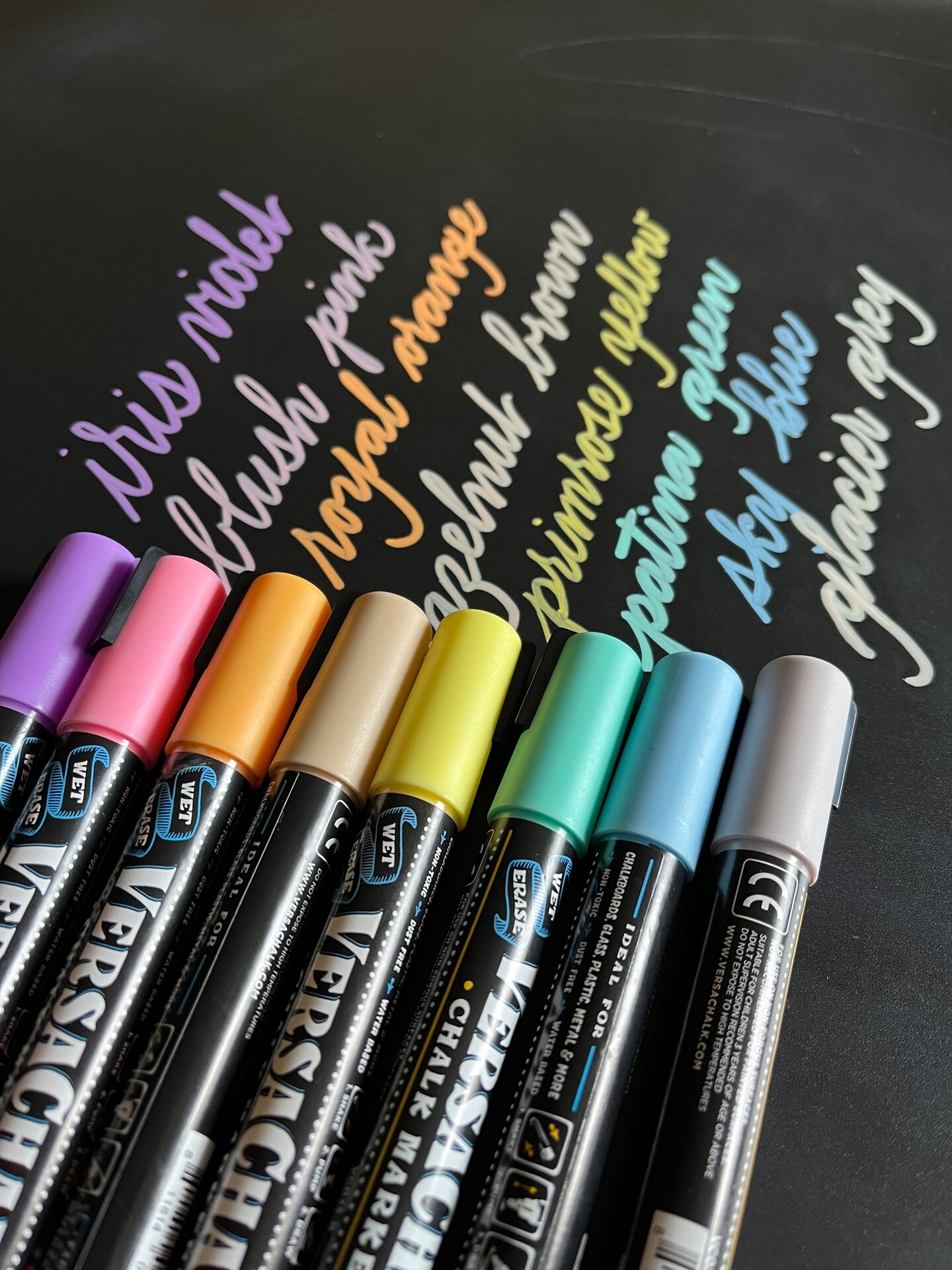VersaChalk Pastel Liquid Chalk Markers, Set of 8- 5mm Tip