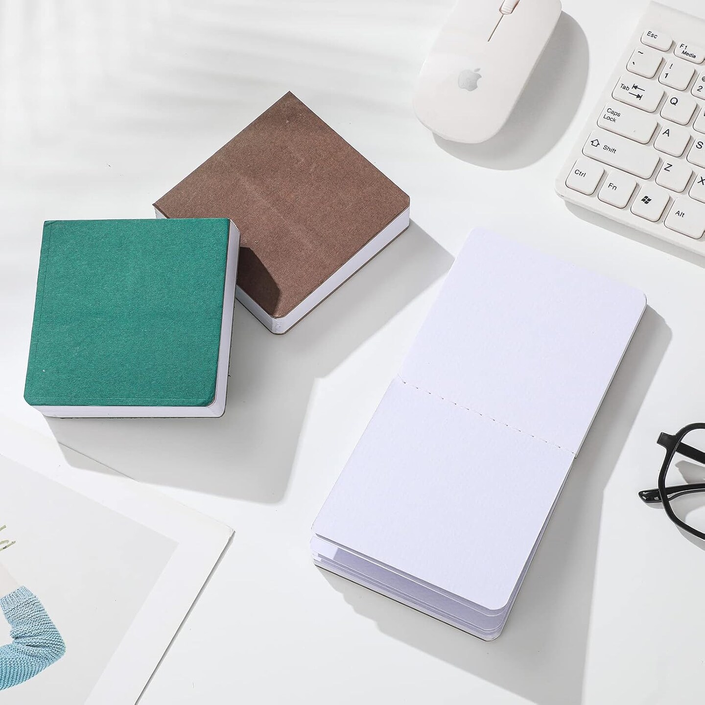 3 Pcs Mini Watercolor Sketchbook (Retro Colors) 3.9 x 3.9 inches