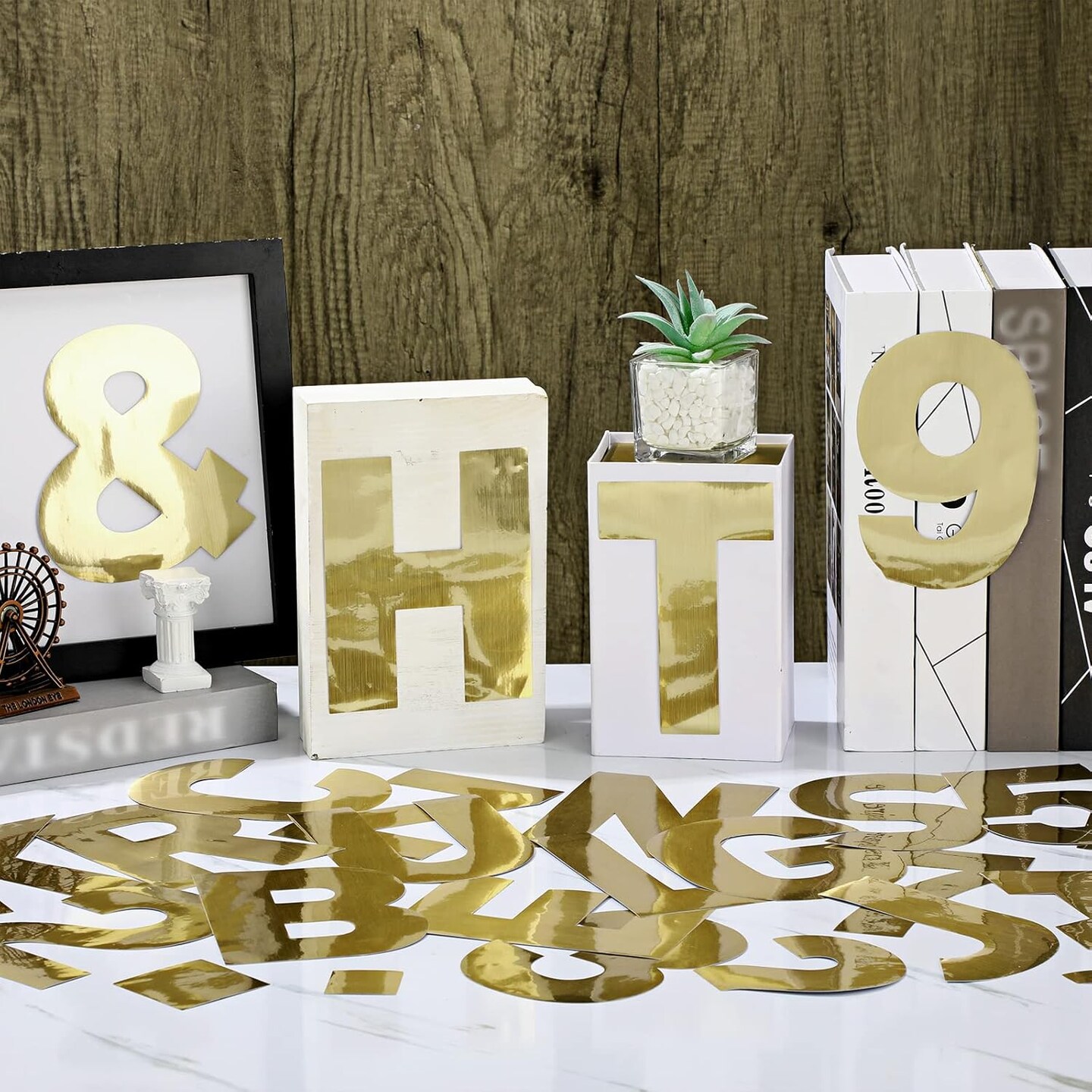 184 Pcs 6 Inch Large Letter Stickers for Party Backdrop