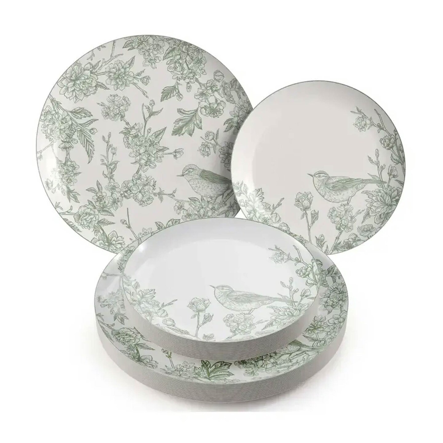 20 Count Earthtrends Yaffa Design Paper Plates Add Sophistication to Events 10 Inch