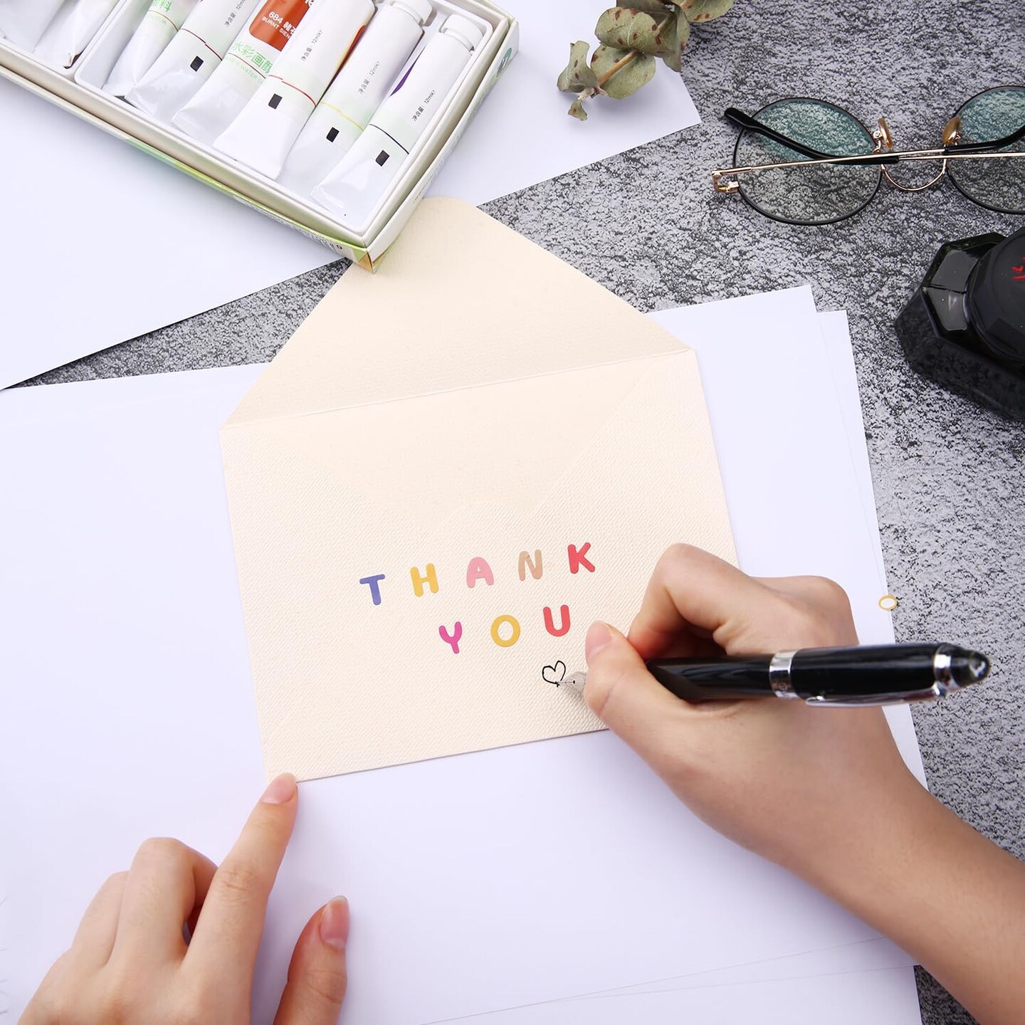 2400 Pieces Small Colorful Vinyl Letter Stickers (Multicolor) 6.3 x 4.3 x 0.1 inches