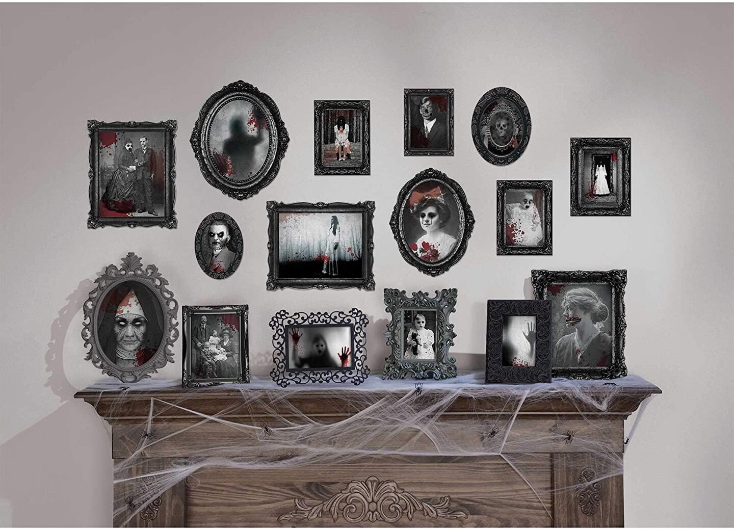 Assorted Dark Manor Frame Cutouts Decoration | 5 1/5&#x22; - 13&#x22; | 30 pcs.