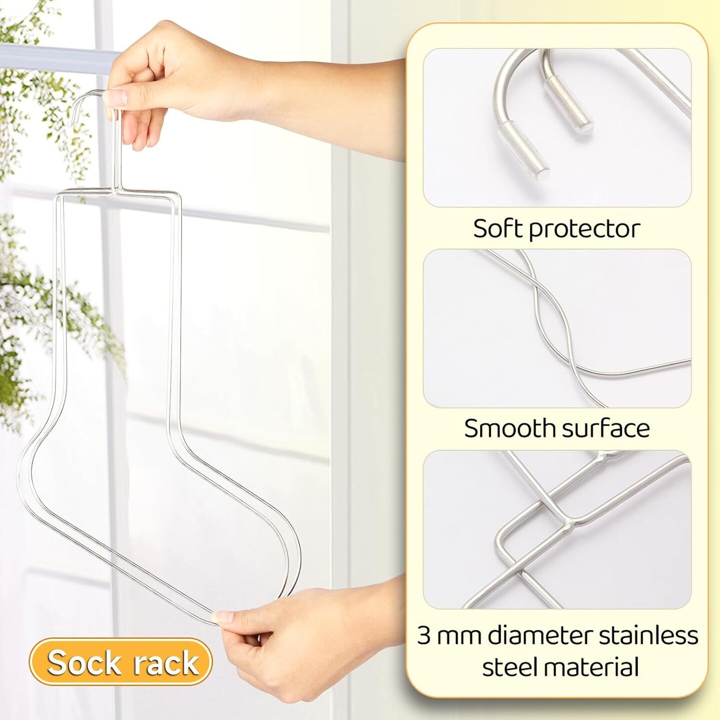 3 Pairs Sock Blockers for Knitting