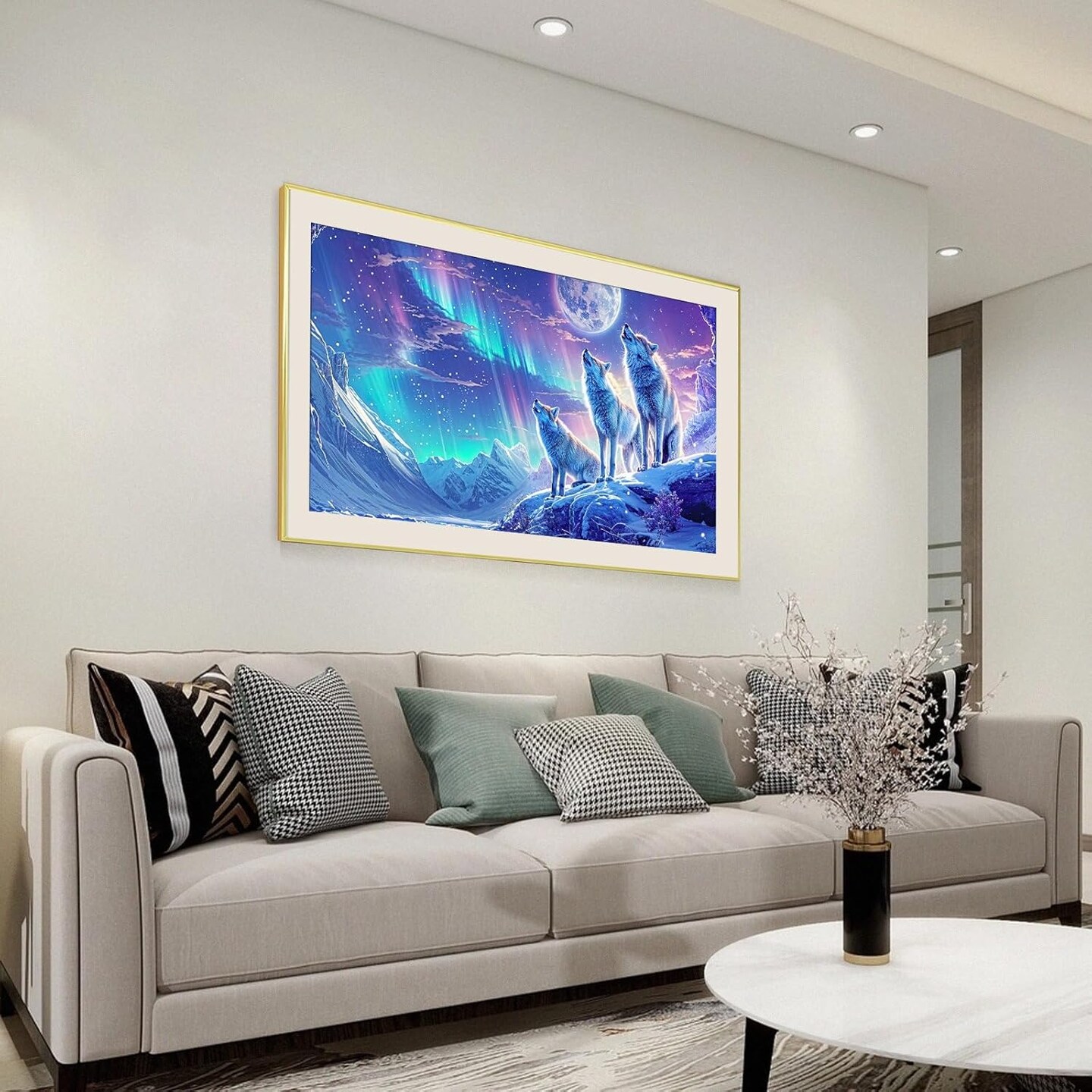 5D Wolf Diamond Art Kits