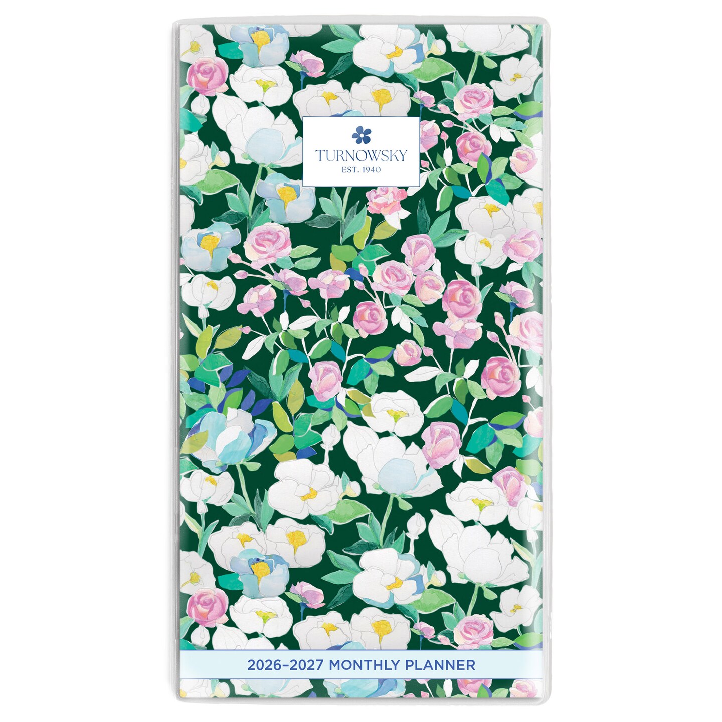 House of Turnowsky OFFICIAL | 2026-2027 3.5 x 6.5 Inch Two Year Monthly Pocket Planner Calendar | Foil Stamped Cover