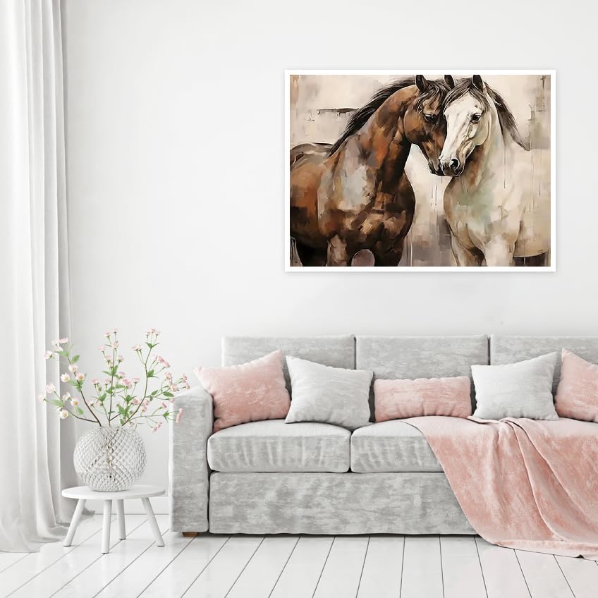 Diamond Art Kits for Adults (Horse) 12 x 16 x 0.02 inches