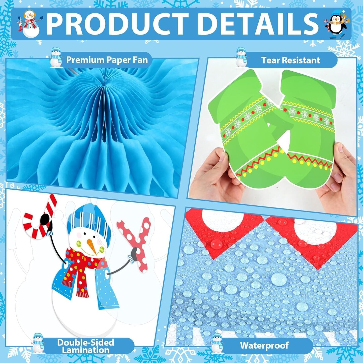 Winter Bulletin Board Decorations Set